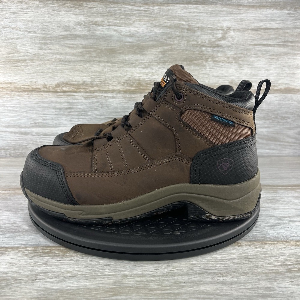 Ariat Women's Telluride Work Waterproof Composite Toe Boots Size 7 B